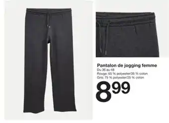 Zeeman Pantalon de jogging femme offre