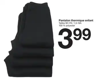 Zeeman Pantalon thermique enfant offre