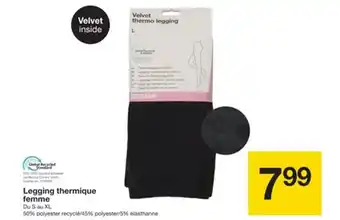 Legging thermique femme