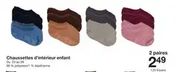 Zeeman Chaussettes d'intérieur enfant offre