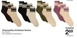 Zeeman Chaussettes d'intérieur femme offre