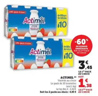 U Express Actimel offre