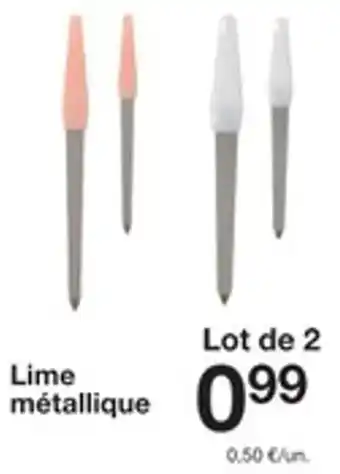 Zeeman Lime métallique offre