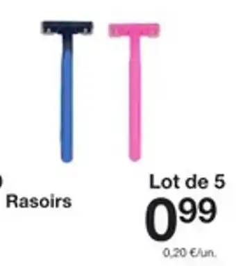 Zeeman Rasoirs offre