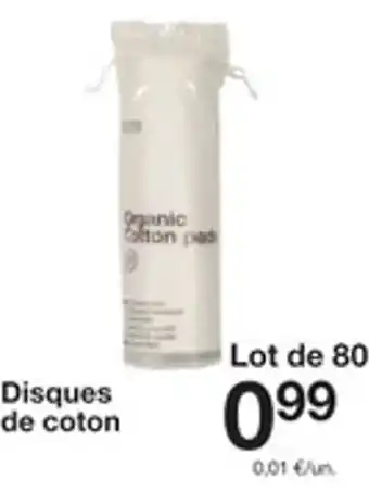 Zeeman Disques de coton offre
