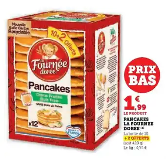 U Express Pancakes la fournee doree offre