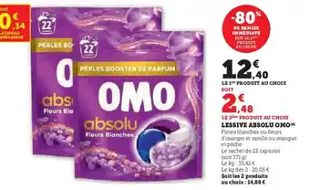 U Express Lessive absolu omo offre