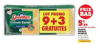 U Express Gratte eponge spontex offre