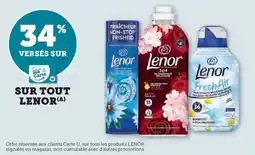 U Express Sur tout lenor offre