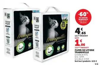 Fleur de litiere tranquille