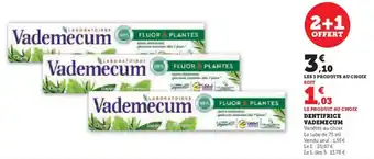 U Express Dentifrice vademecum offre