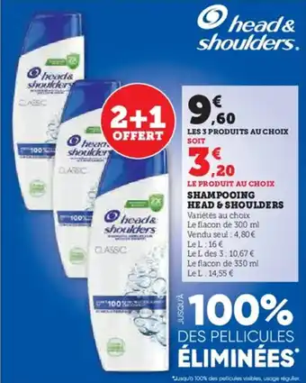 U Express Shampooing head & shoulders offre