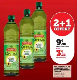 U Express Huile optima olive tournesol sans residu de pesticide tramier offre
