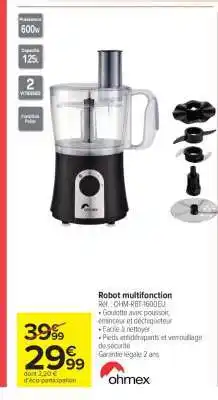 Carrefour Market Robot Multifonction offre