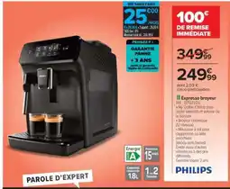 Carrefour Expresso broyeur offre