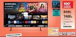 Carrefour Samsung Crystal UHD TV offre