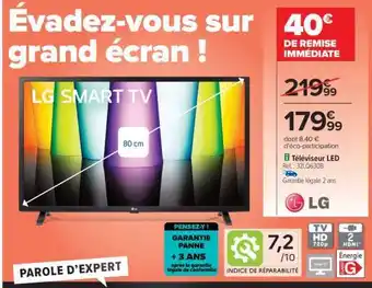 Carrefour LG SMART TV offre