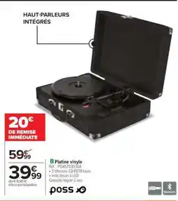 Carrefour Platine vinyle offre