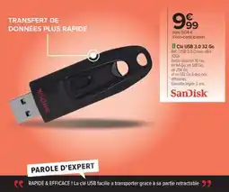 Carrefour Clé USB 3.0 32 Go offre