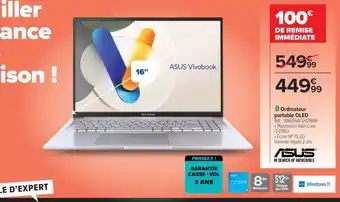 Carrefour ASUS Vivobook offre