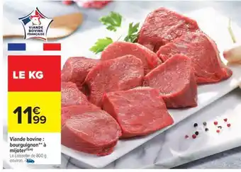 Carrefour Market Viande bovine : bourguignon** à mijoter offre