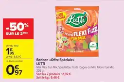 Carrefour Market Bonbon Offre Spéciale LUTTI offre