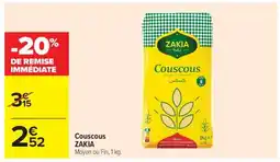 Carrefour Market Couscous ZAKIA offre