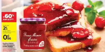 Carrefour Market Confiture Intense Offre Découverte BONNE MAMAN offre