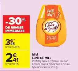 Carrefour Market MIEL 'LUNE DE MIEL' offre