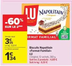 Carrefour Market Biscuits Napolitain Format Familial offre