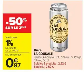 Carrefour Market LA GOUDALE offre