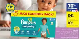 Carrefour Market Pampers Baby-Dry Maxi Economy Pack offre
