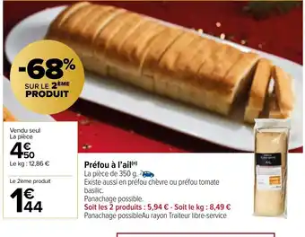 Carrefour Market Préfou à l'Ail offre