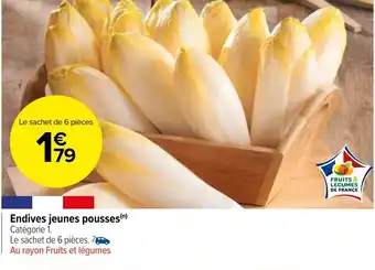 Carrefour Market Endives Jeunes Pousses offre