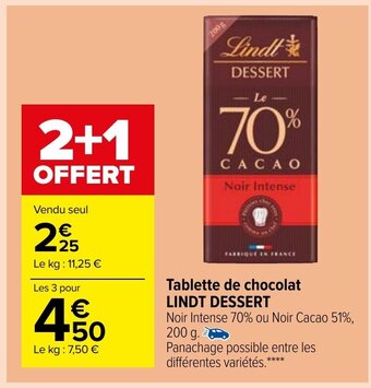 Carrefour Market Tablette de Chocolat offre