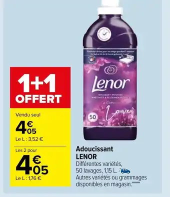 Carrefour Market Adoucissant Lenor offre