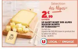 Super U Le saint mont des alpes maison monts et terroirs offre