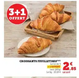 Super U Croissants feuilletises offre