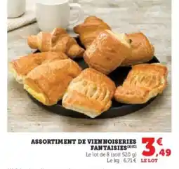 Super U Assortiment de viennoiseries fantaisies offre