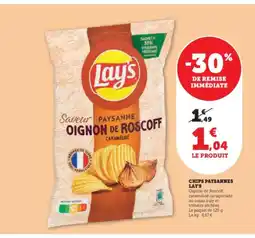 Super U LAY'S Chips paysannes offre