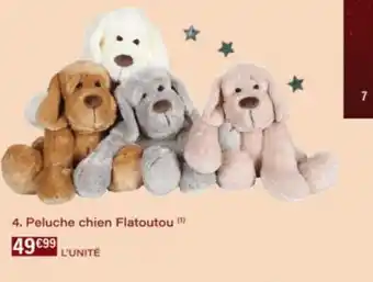 Monop' Peluche chien Flatoutou offre