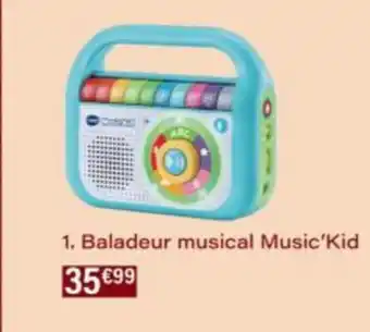 Monop' Baladeur musical Music'Kid offre