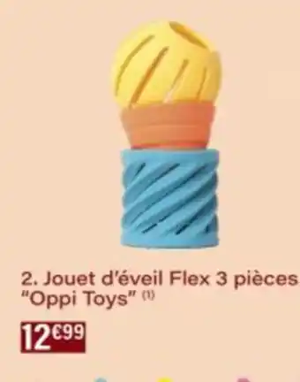 Monop' Jouet d'éveil Flex 3 pièces Oppi Toys offre
