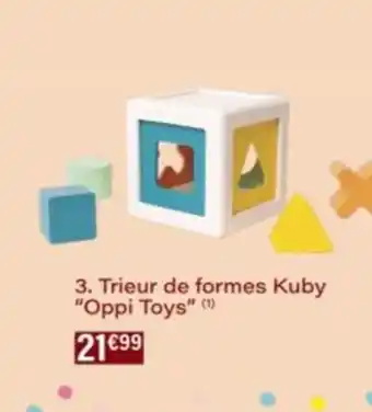 Monop' Trieur de formes Kuby Oppi Toys offre