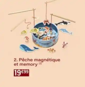 Monop' Pêche magnétique et memory offre