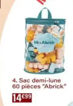 Monop' Sac demi-lune 60 pièces Abrick offre