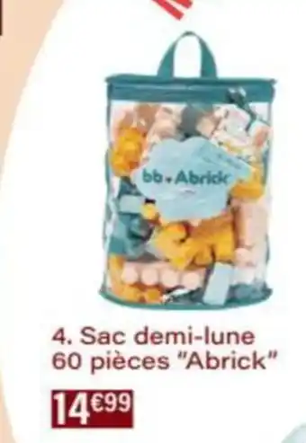 Monop' Sac demi-lune 60 pièces Abrick offre