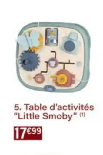 Monop' Table d'activités Little Smoby offre