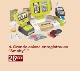 Monop' Grande caisse enregistreuse Smoby offre
