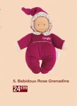 Monop' Babidoux Rose Grenadine offre